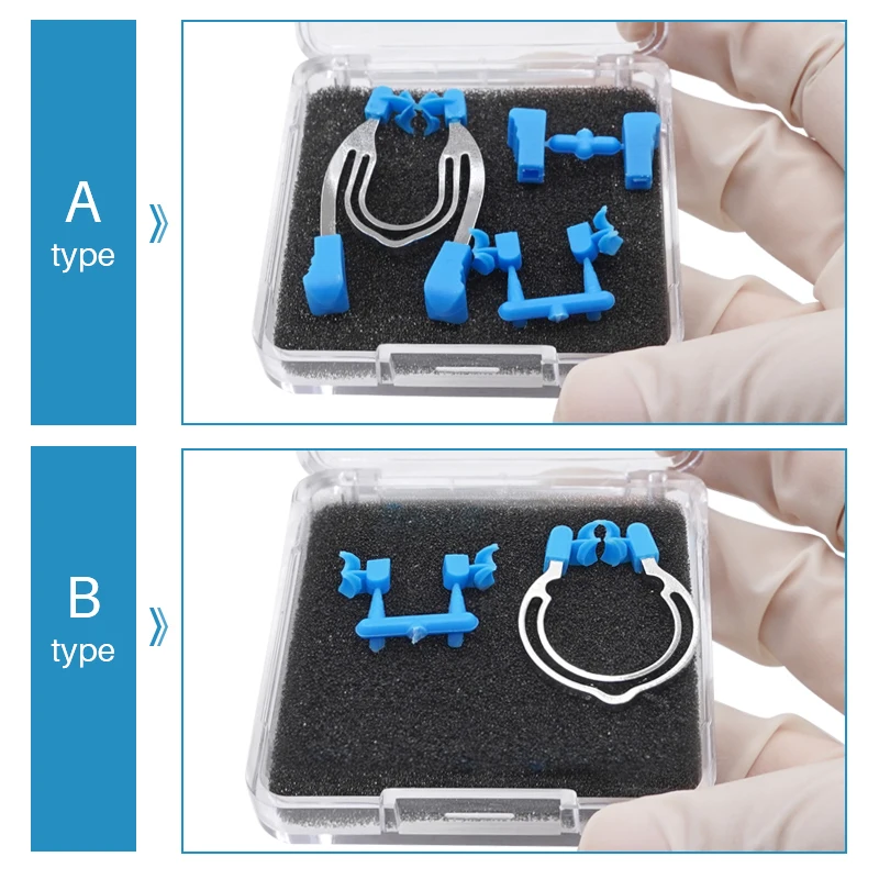 

Dental Matrix Sectional Contoured Matrices Clamps Wedges Metal Spring Clip Rings Dentistry Tools Dentist Laboratory Instrument