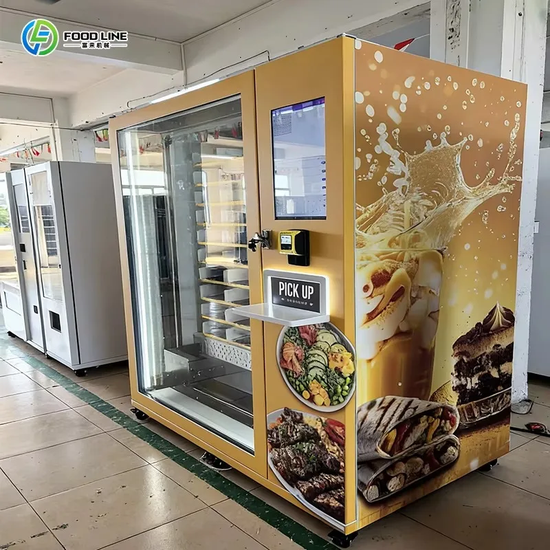 New technology artificial intelligence-driven vending machines, intelligent unmanned food snack and beverage vending machines