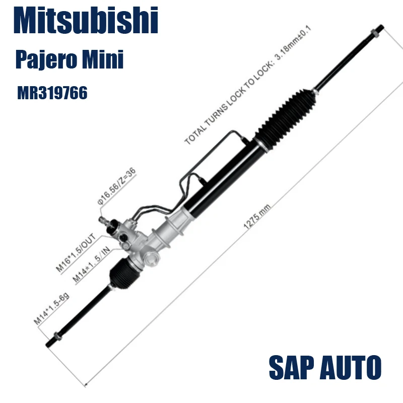 Pajero Mini MR319766 RHD steering rack