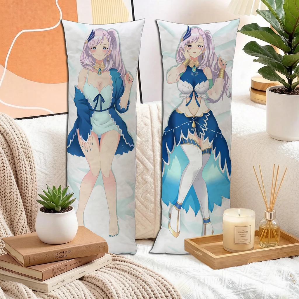 Anime Heterochromia Cat Ear Girl Dakimakura Pillowcase Double Sided Long Body Pillow Cover For Otaku Home Decor Gift