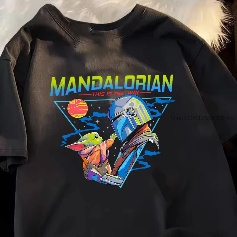 t-shirts-imprimes-star-wars-yoda-baby-vetements-d'ete-pour-hommes-mode-decontractee-vintage-surdimensionne-col-rond-manches-courtes