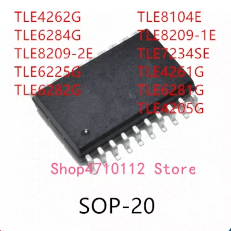 

10PCS TLE4262G TLE6284G TLE8209-2E TLE6225G TLE6282G TLE8104E TLE8209-1E TLE7234SE TLE4261G TLE6281G TLE4205G IC