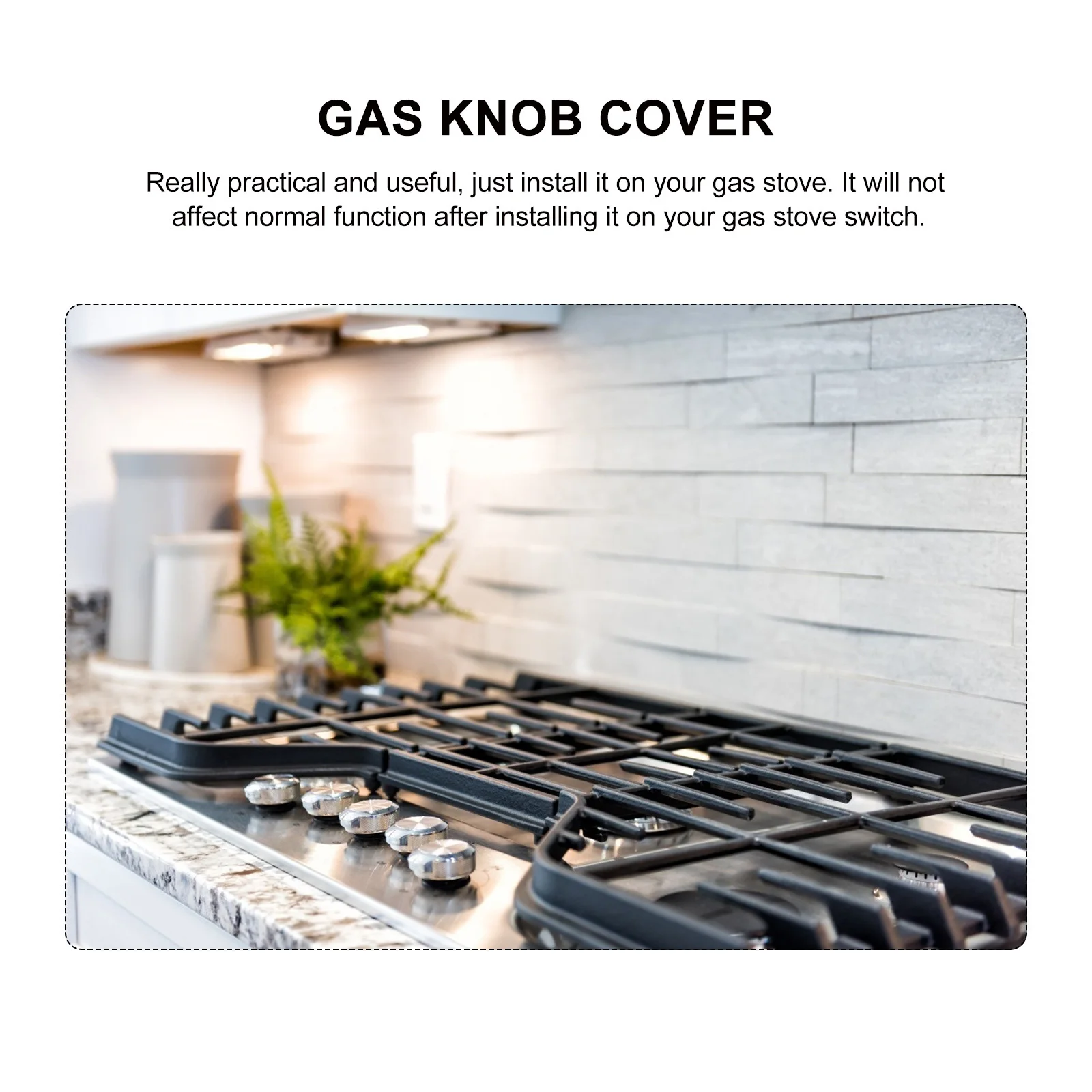 

3Pcs Gas Stove Knob Covers High Temperature Nonslip Easy Guard Baby Proof Kitchen Protective Shield