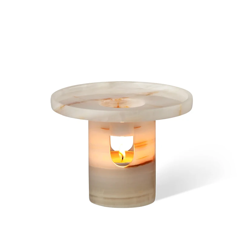 Retro natural jade fragrance diffuser for high-end desktop decoration aromatherapy