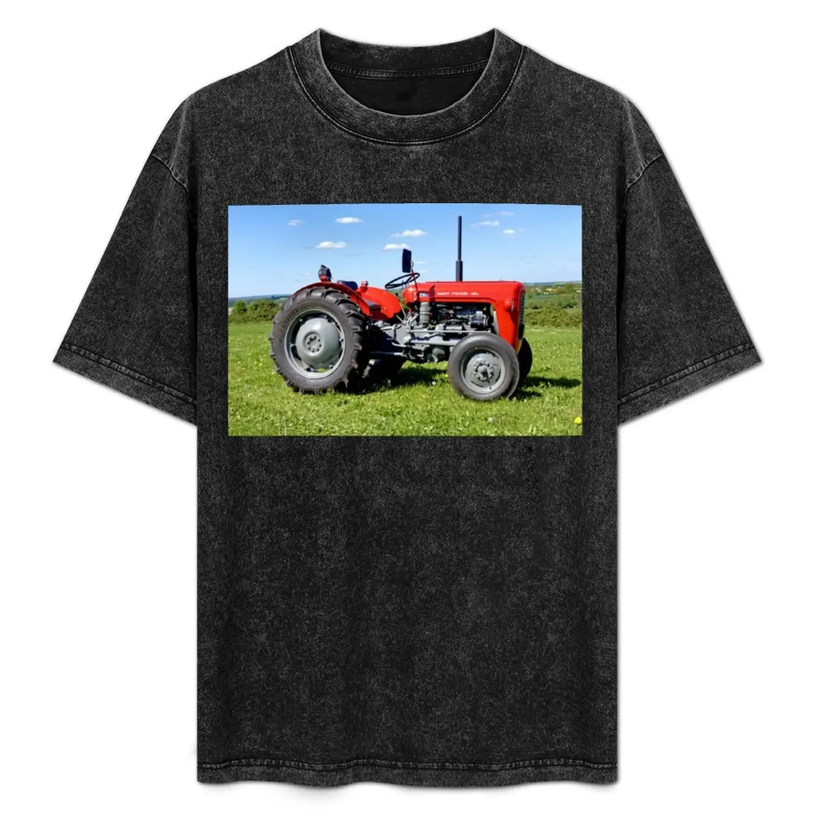 ماسي فيرغسون 35 جرار تي شيرت قميص مخصص الهبي الملابس أنيمي الملابس خمر رجالي القطن تي شيرت #1