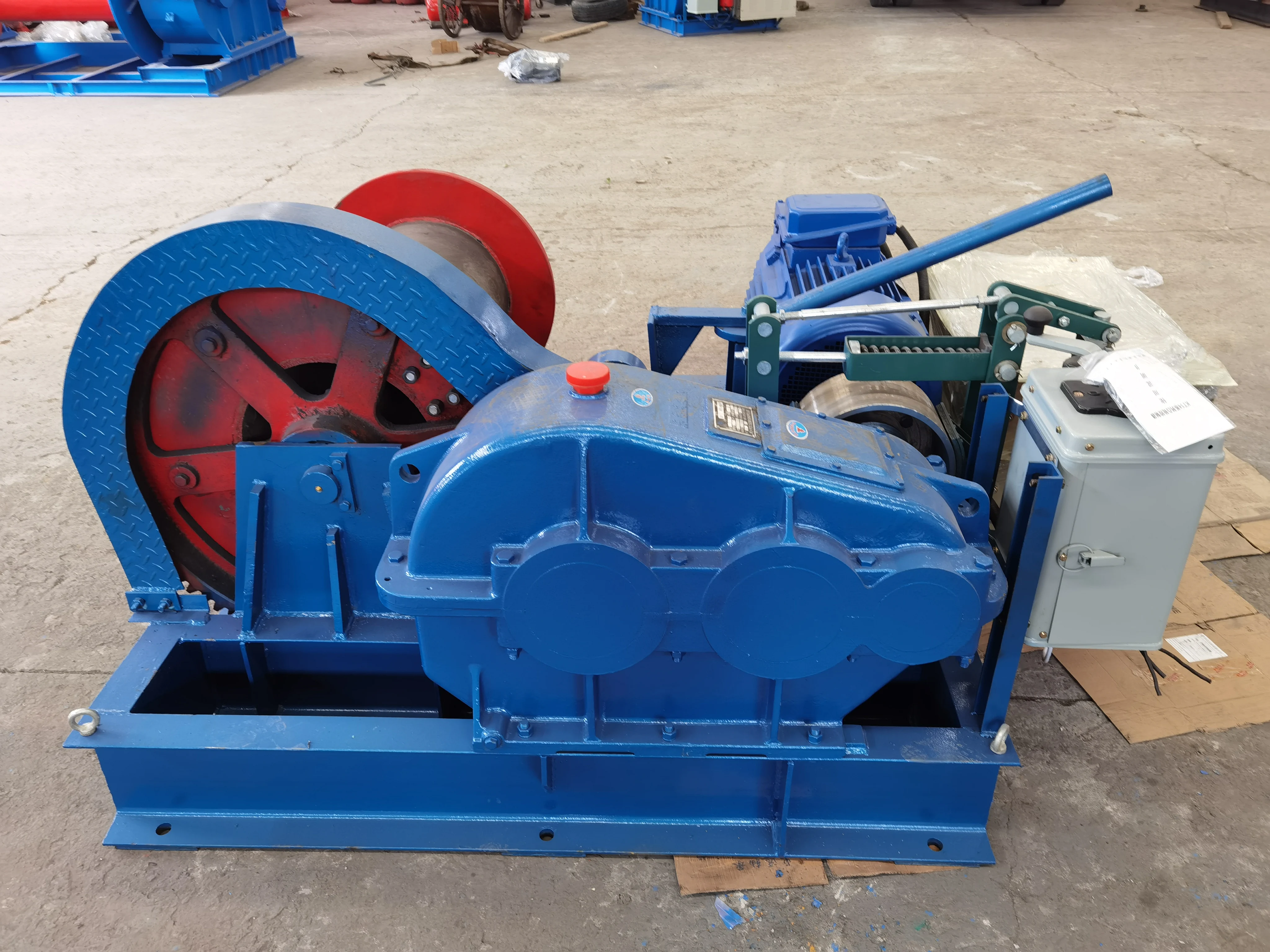 150 Meter Steel Rope Hydraulic Hoist 5ton Dock Pulling Wire Rope Electric Winch With Brake