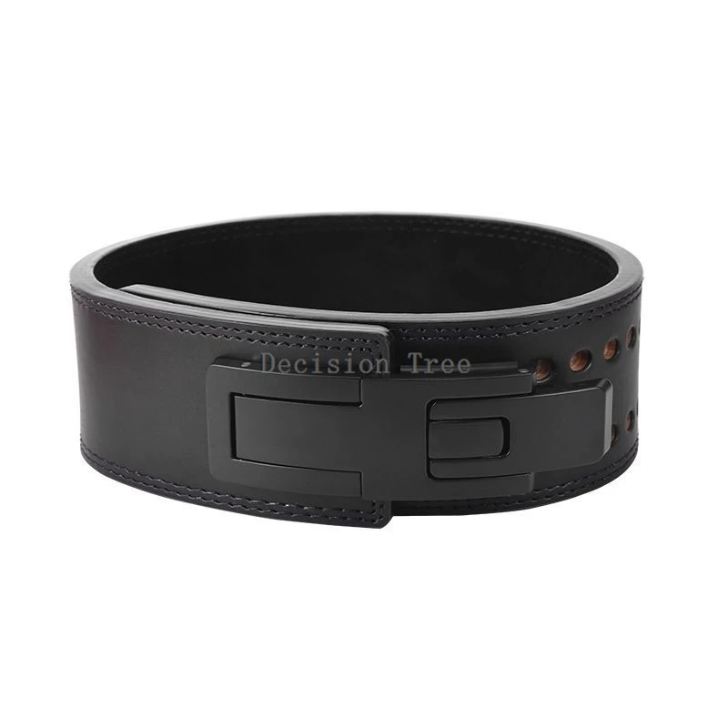 2025 snap-on fitness exercise squat deadlift professional grade cowhide women men's fitness weightlifting waist belt