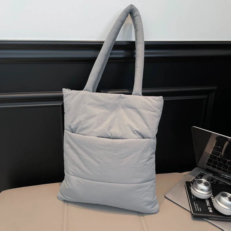 

Fashion Casual Cotton Tote Bag for Women2025New Large Capacity Simple Shoulder Bag Korean Style Simple Underarm Bag