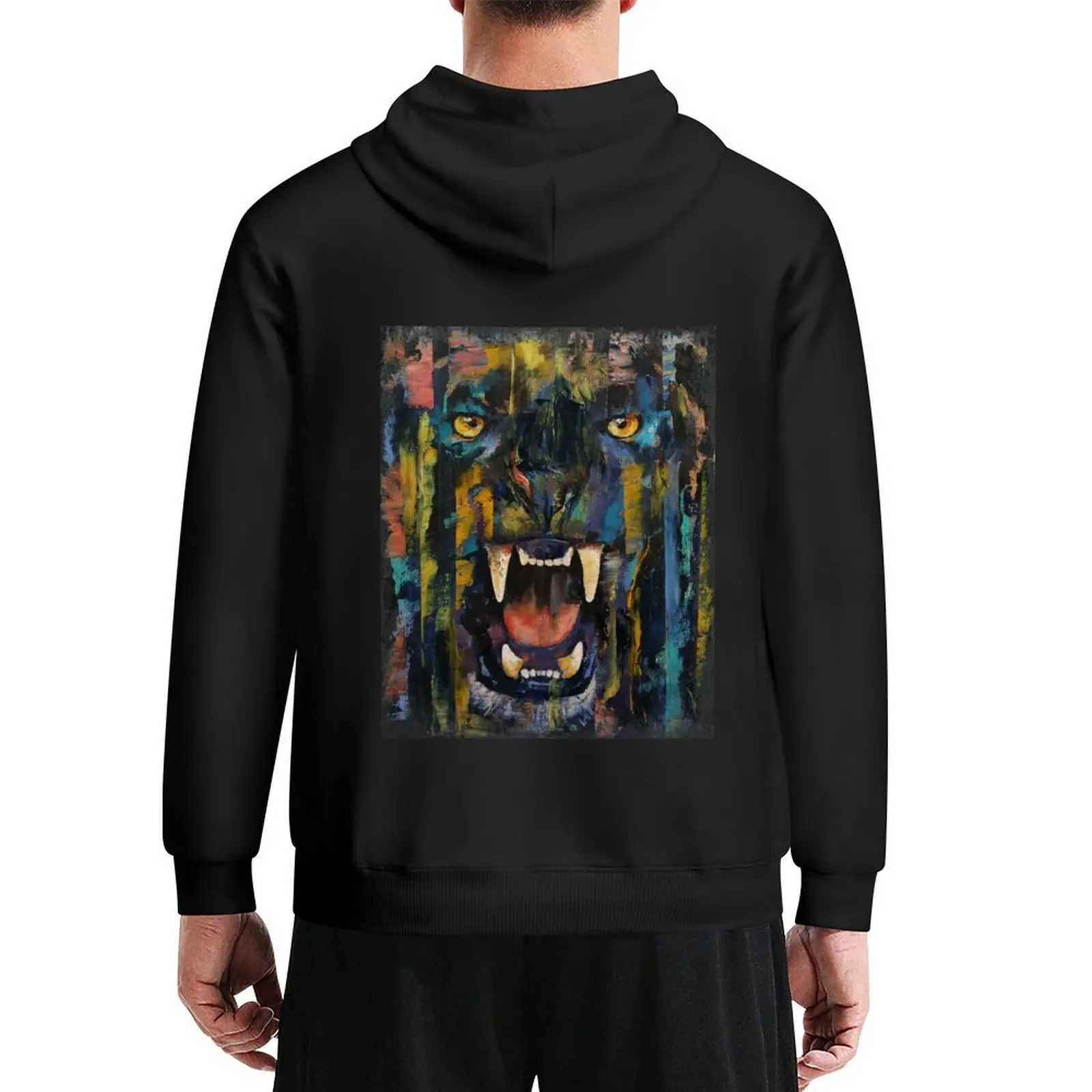 

Black Panther Hoodie autumn clothes japanese style winter clothes men's sweat-shirt set oversized hoodie