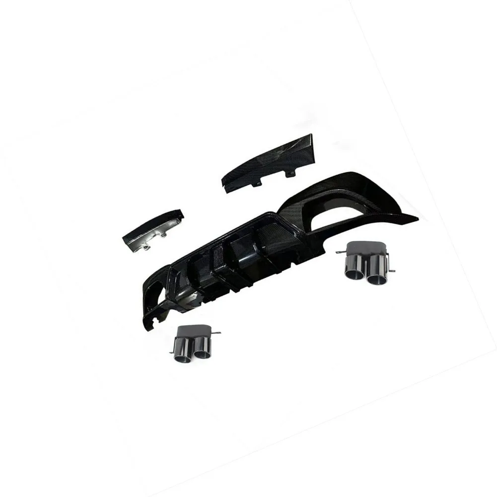 Auto Styling Achterbumper Protector ABS Materiaal Diffuser Lip Fit Voor BMW 3 Serie G20 G28 330i M340i 2019-2022 Gloss Zwart