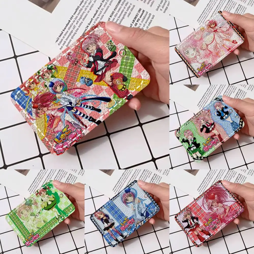 

Держатель для карт с изображением аниме-персонажа Шуго Чара Хинамори Аму, подходит для кредитных карт, проездных билетов, из мягкой кожи, прямоугольный, с брелоком.