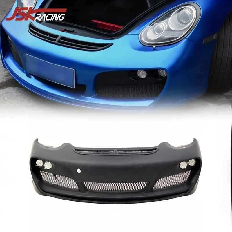 

Glass Fiber Front With Fog For 2009-2012 Porsche Boxster 987 Car Bumper Upgrade To Tech Style