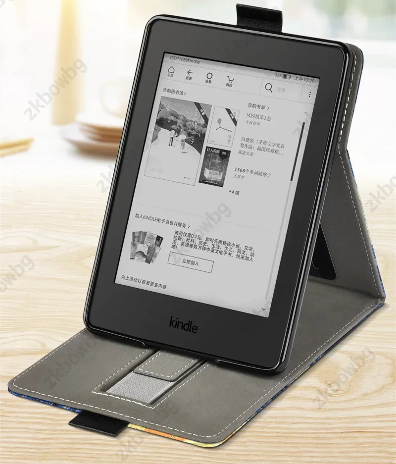 Pokrowiec na Kindle 10. generacji 2019 E-book Funda J9G29R na Kindle 10. generacji 2019 6 cali z paskiem na rękę — zdjęcie produktu 5
