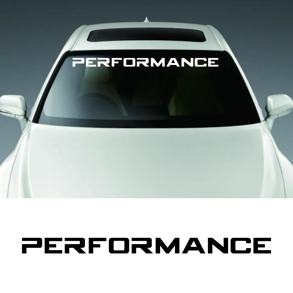 

PERFORMANCE Car Stickers Waterproof Vinyl Material Auto Windshield Body Decals Letter Car Decoration Accessories Stickers