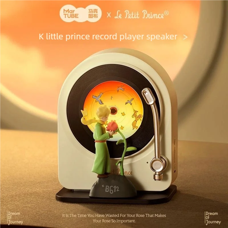

NEW Little Prince Travel Bluetooth Speaker Birthday Gift For Men Boyfriend Valentines Day Present LED Retro Portable Audio