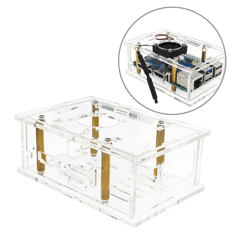 Funda protectora acrílico para Orange 5 carcasa transparente, ventilador opcional