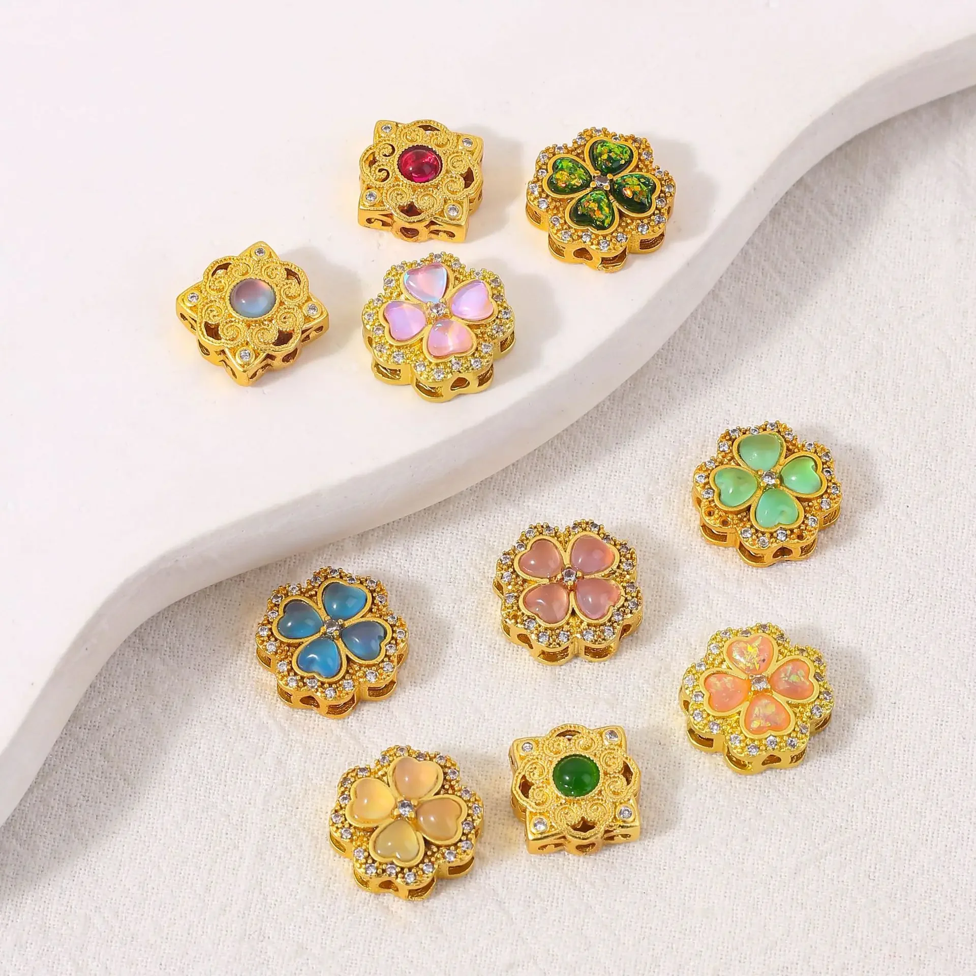 

5 Pieces Jewellery Making Accessories Spacer Beads,Beading Handmade DIY Bracelet Necklace Jewellery Making Accessories Wholesale