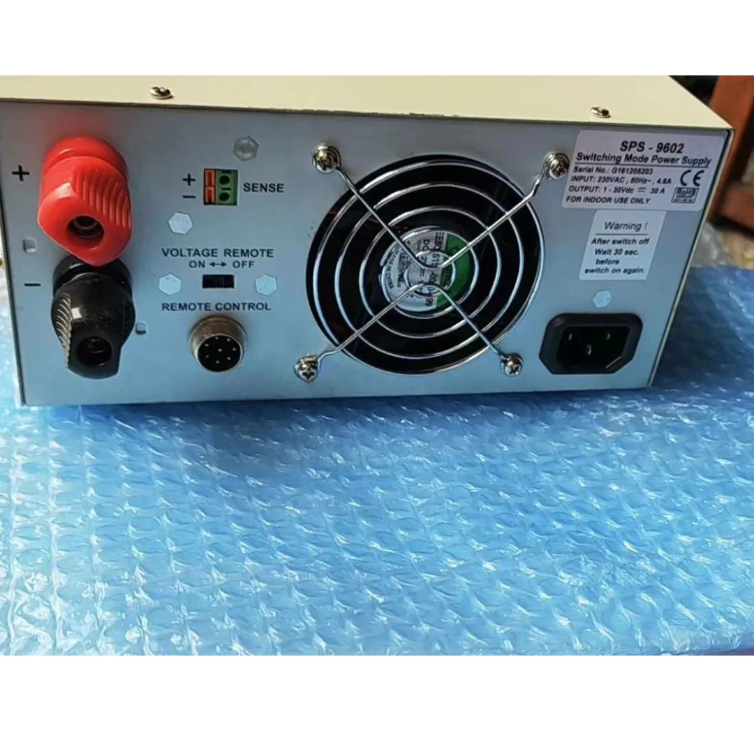 Segunda mão alta precisão ajustável Power Supply, SPS9602 Testing OK, entrega rápida