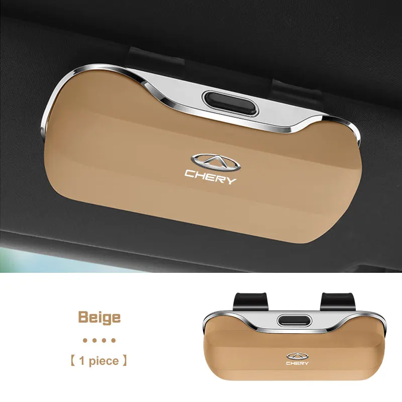 Car Visor Glasses Box Eyeglass Case for Chery Tiggo 3 4 5 7 7Pro 7 8 Plus Arrizo 7 GX OMODA Sunglasses Holder Storage Accessorie