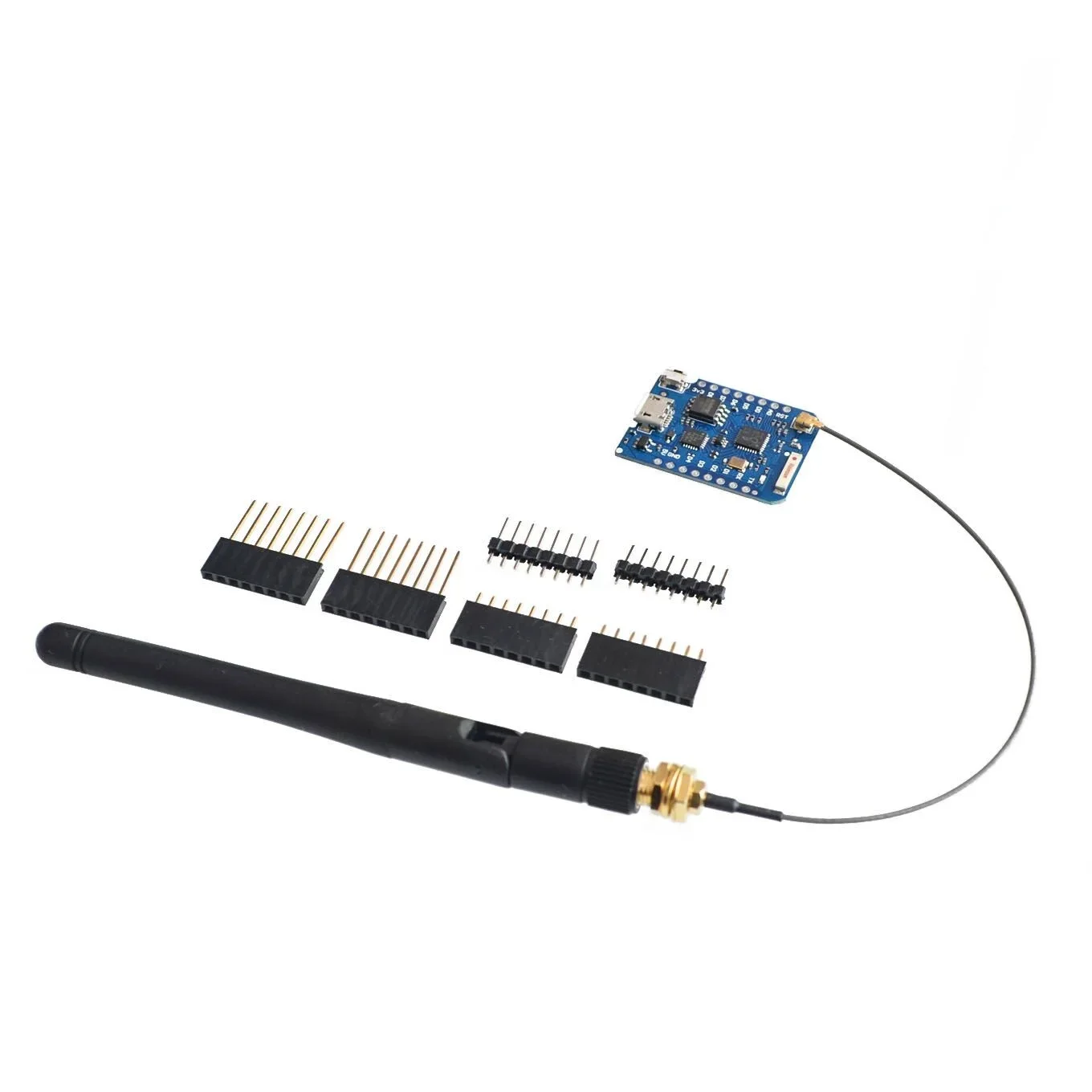 WEMOS D1 Mini Pro 4M 16M Bytes External Antenna Connector NodeMCU Based ESP8266 ESP-8266EX CP2104 WIFI Development Board Micro