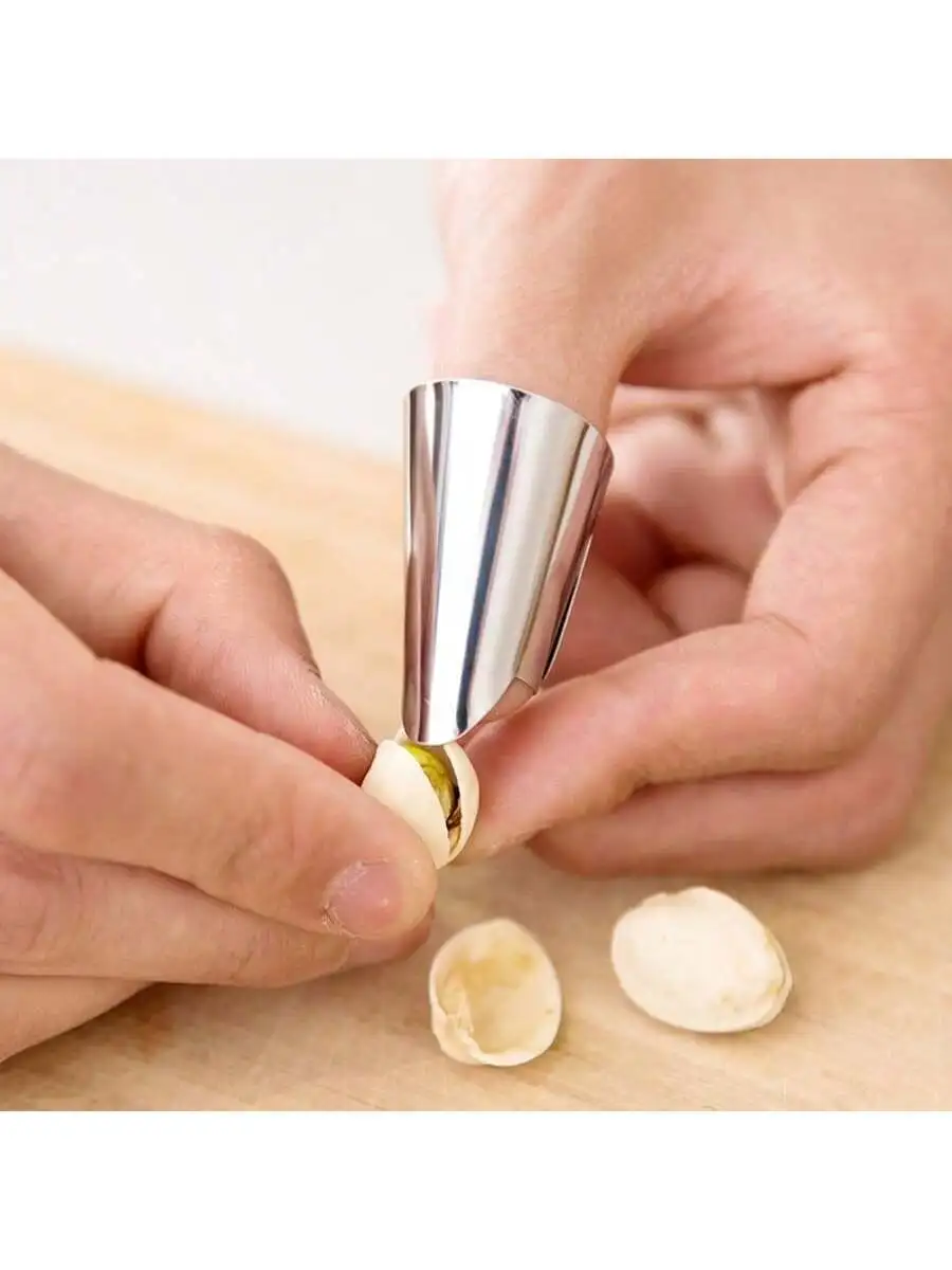Stainless steel vegetable picking and iron nail protection tool, finger protection cover, finger cover, finger cover, garlic pee