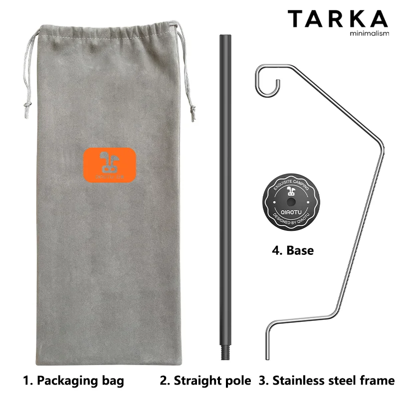 New Camping Lantern Stand Magnetic Base Light Hangers Ultralight Detachable Desktop Light Holder IGT Table Accessories