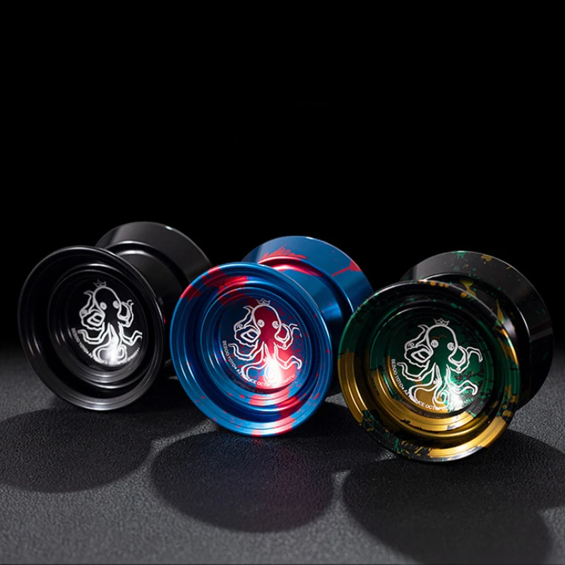 Yoyo Professional Magic Yoyo Metal Yoyo With 10 Ball Bearing Alloy Aluminum High Speed Unresponsive Yo Yo Classic Toys For Kids