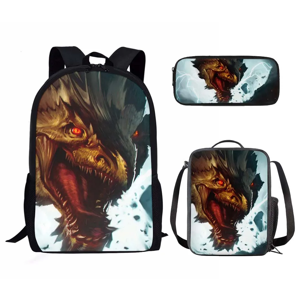 Dragon Backpacks For Students School Bags For Boys Large Capacity Primary School Bags For Boys Free Shipping Mochila Escolar