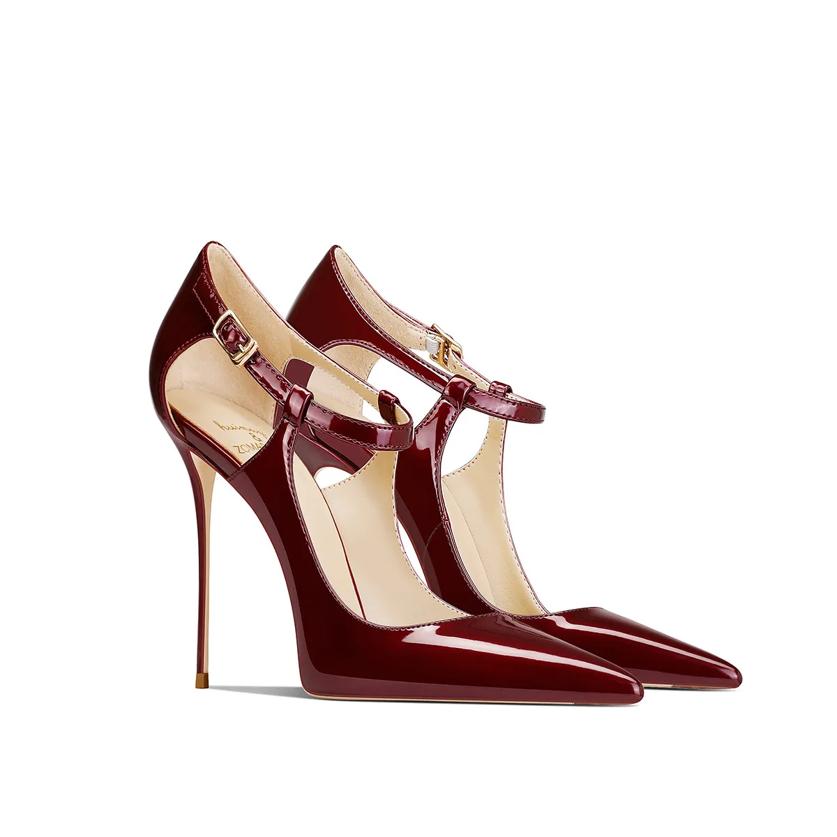 

Блестящие винно-красные туфли-лодочки на шпильке из лакированной кожи для женщин — новый стиль, шикарные, модные и удобные
