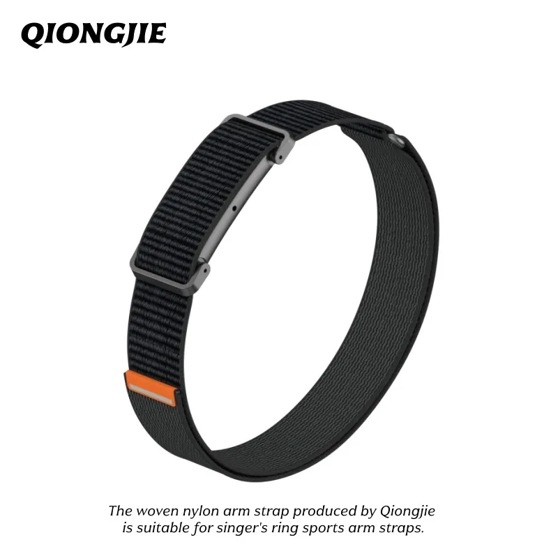 For Google Fitbit Air Smart Band Nylon Elastic Loop Arm Band Velcro Strap Metal Case Sport Fitness Running Replacement