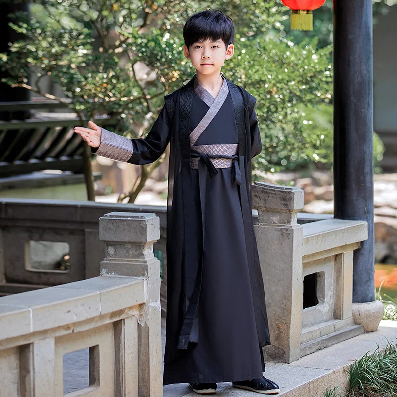 Ancient Clothes, Young Master Children's Han Clothes, Boys' Summer Thin, Chinese Style, Little Boy's Tang Clothes, Chinese