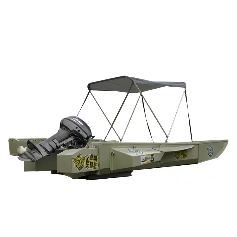 thickened wear-resistant fishing boat portable speedboat assault boat