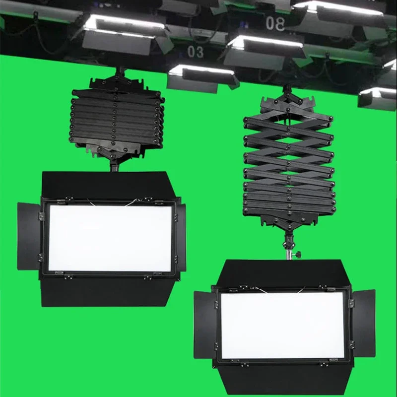 100Wled ضوء سطح مسطح قابل للتعديل ثنائي اللون للفيلم والتلفزيون ملء ضوء الاستوديو ضوء ناعم التصوير المباشر #5