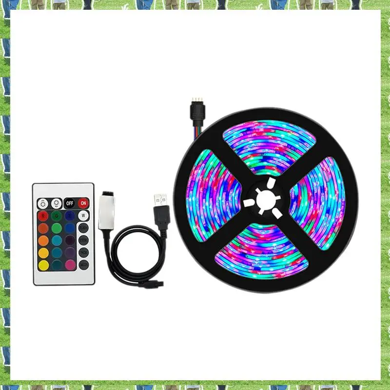 

FTS LED Light Strip Set 5050RGB Remote Control Bluetooth 5V Colorful Light Strip Set TV Background Atmosphere Light