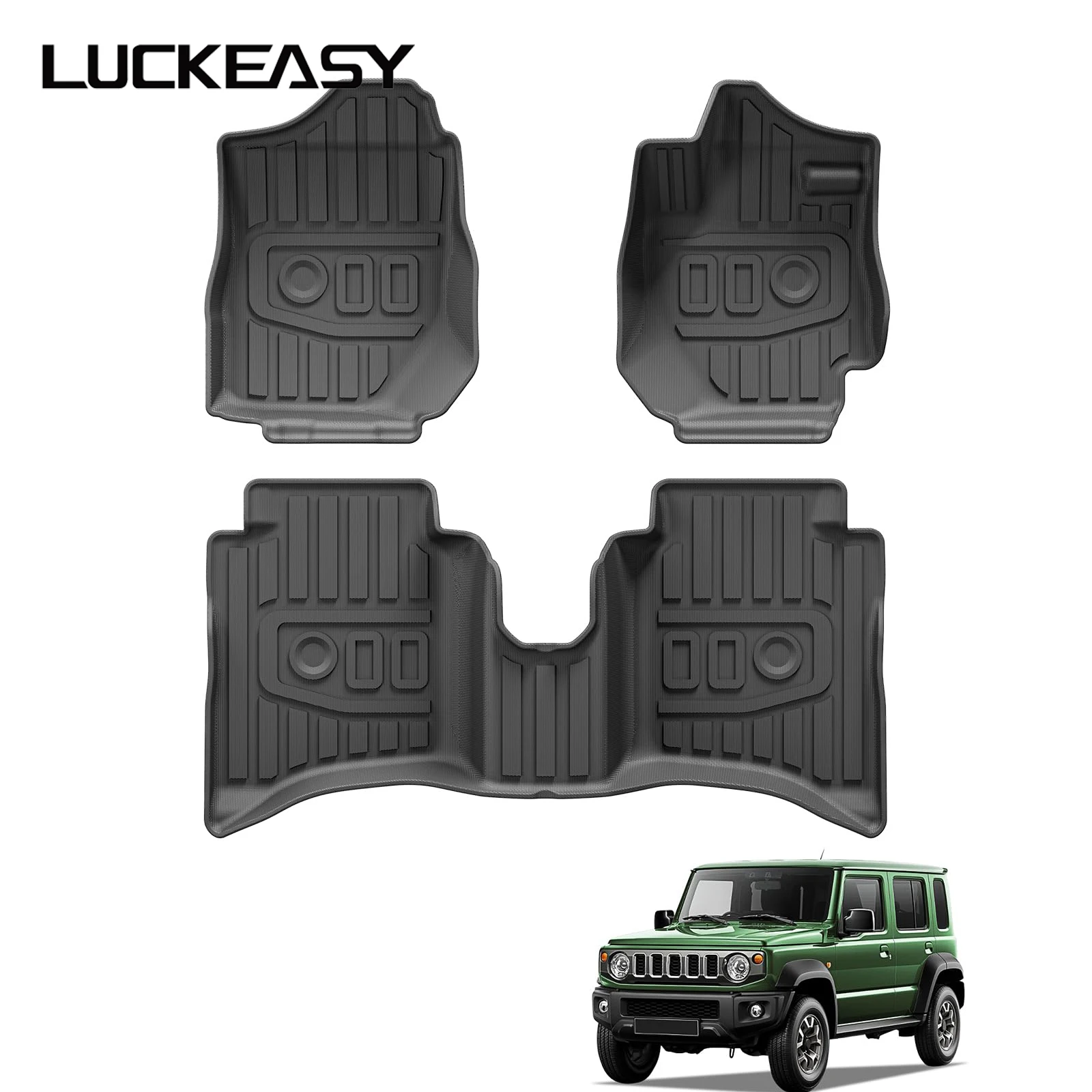 

for Suzuki Jimny 2024-2025 Car Floor Mats Protective Mat Accessories Waterproof Wear-resistant Foot Pads Only Fit Right Rudder