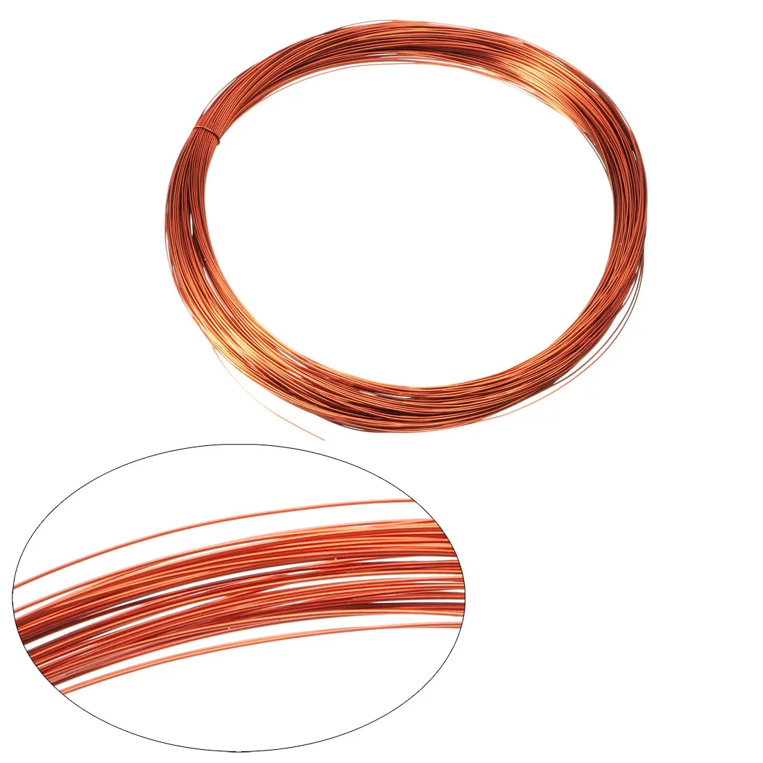 15/20m filo di rame laccato 0.19mm-0.51mm filo di rame smaltato filo magnetico bobina magnetica filo di avvolgimento per trasformatori induttori