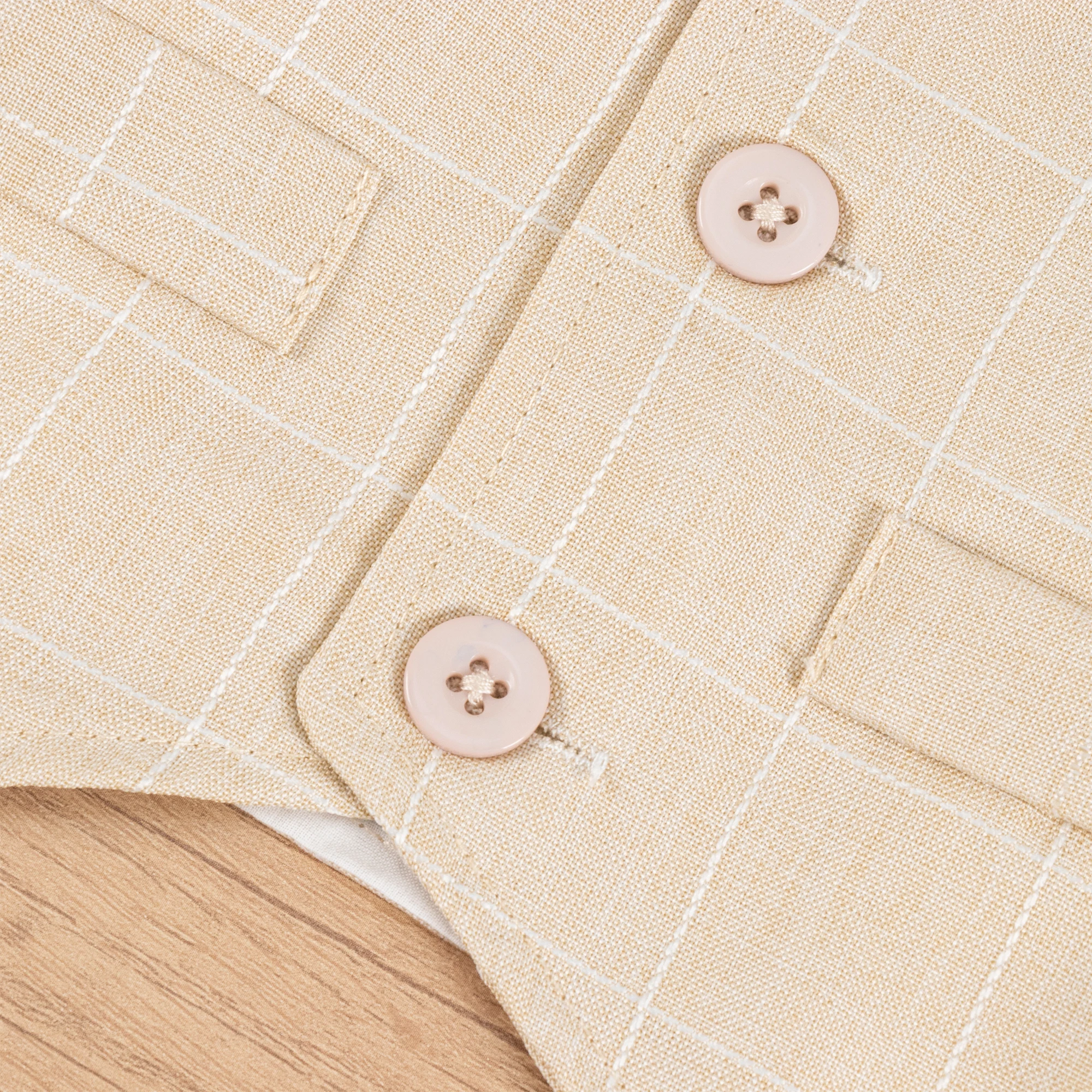 Jungen Gentleman Westenanzug 1-6 Jahre Kinder Geburtstag Frühling Herbst Kleidungsset Kleinkind Kariertes Formelles Hochzeitsoutfit – Detail 8