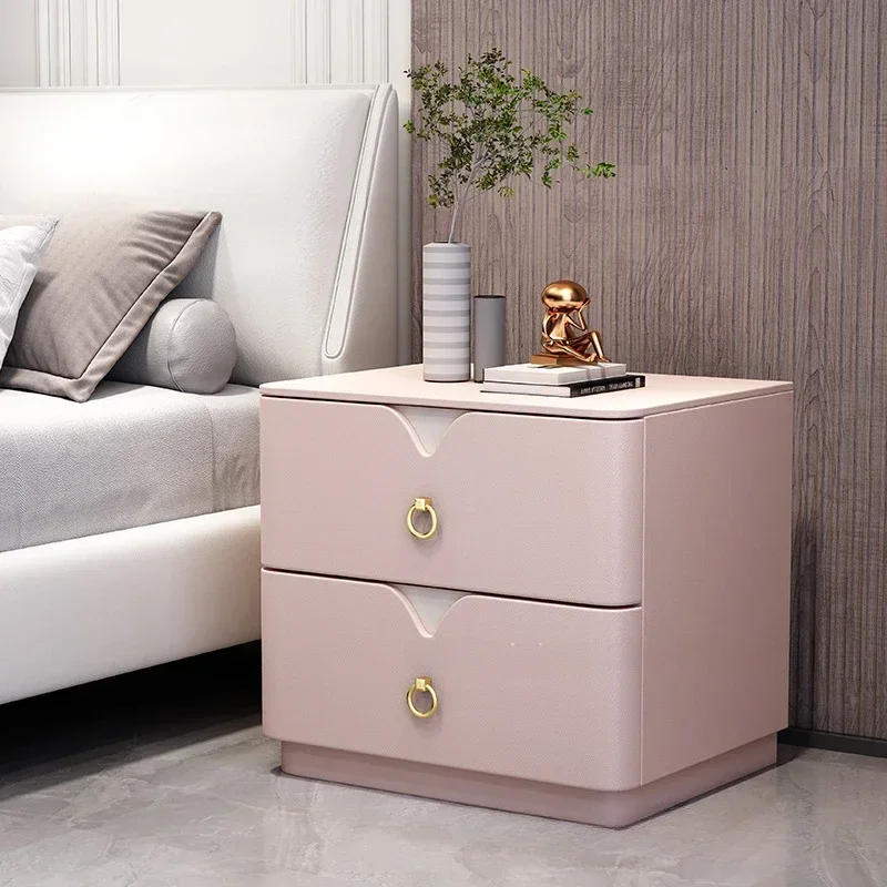 Bedside Table Room Nightstands Bed Headboard Desk Drawer Side Designer Cabinet Storage Tables Mesita De Noche Bedroom Furniture