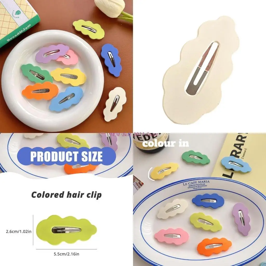

49ME Unique Haipin Cloud Barrettes Side Clip Hair Clip Sweet Casual Wear Hairpin