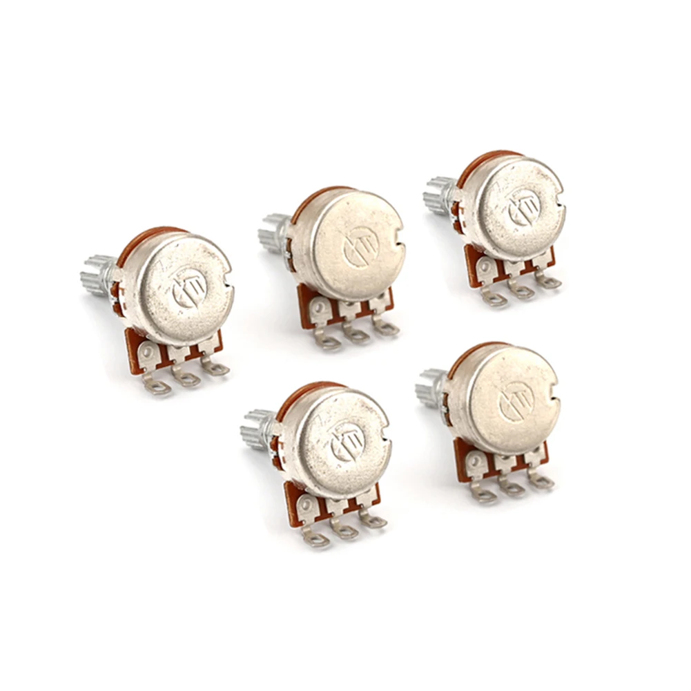 5 قطعة A25K الغيتار الكهربائي 18 مللي متر سبليت رمح الجهد حجم لهجة الغيتار الأواني