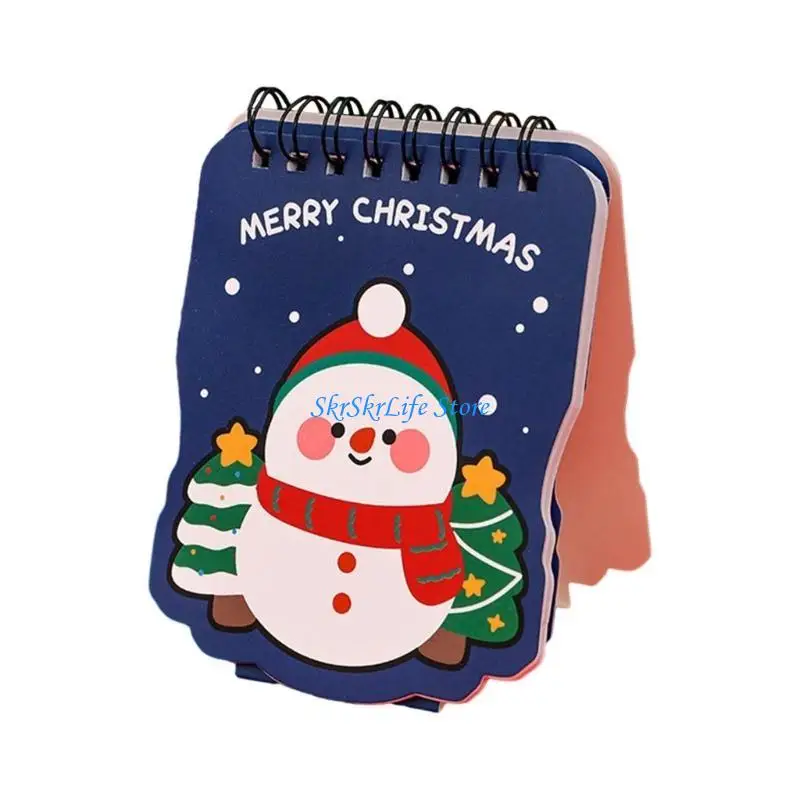 

E65E 2024 Mini Desktop Calendar Monthly Calendar Planner from August 2023 to December 2024, Christmas Tabletop Calendar
