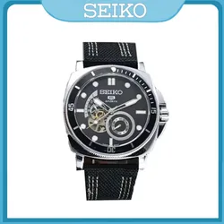 New Original SEIKO 5 Mechanical Watch  Automatic Watch Men's Canvas with Luminous Men's Watch Luxury Fashion  Ladies Watches