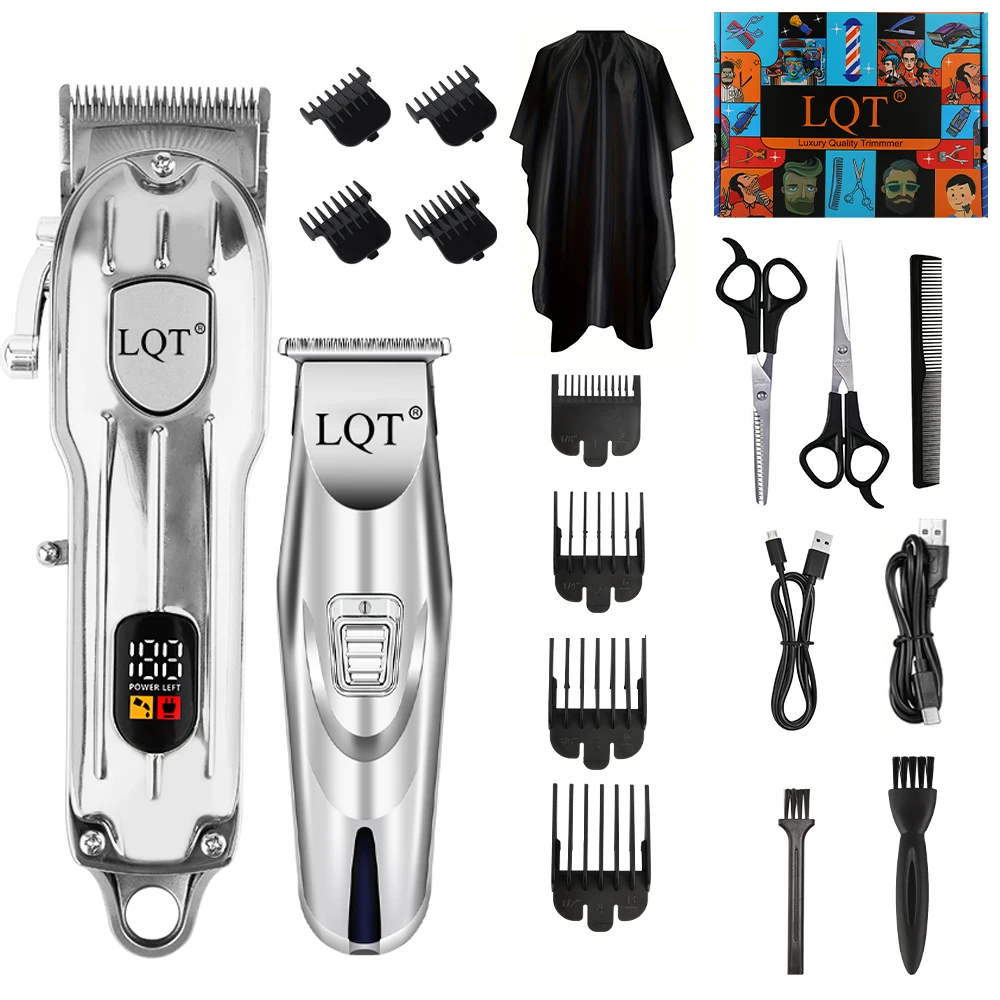 

Hair clipper set Professional hair electric hair razor adjustable electric fader rechargeable hair clipper