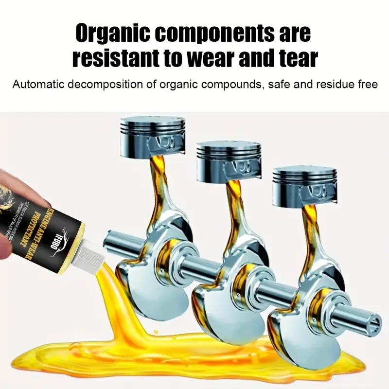 L'agente di protezione antiusura del motore Ifubo, aumenta la potenza, estende la durata del motore, riduce il consumo dell'olio, soluzione essenziale per la cura del motore!