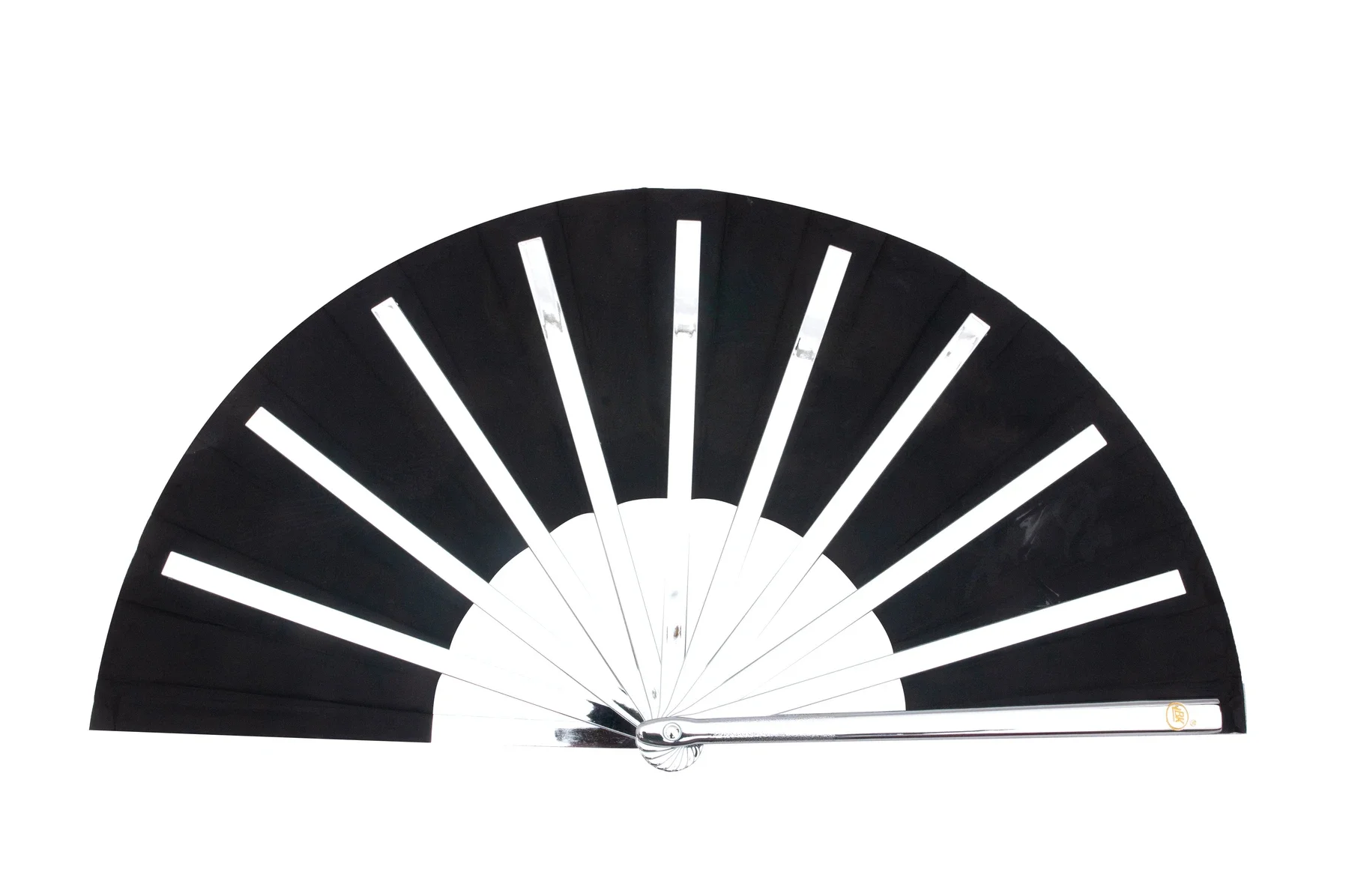 2 Pack Folding Hand Fan Chinese Kung Fu Tai Chi Fan Nylon-Cloth stainless Fans For Performance Dance Decorations Festival Gift