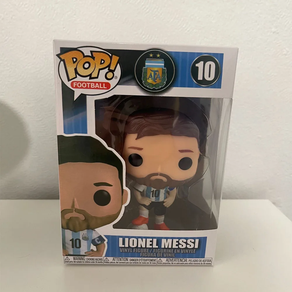 Figura Funko Pop del futbolista Lionel Messi # 50 # 10 Argentina Fútbol MLS Miami Messi # Figuras de Acción de Vinilo 01, Muñecos, Regalos para Niños