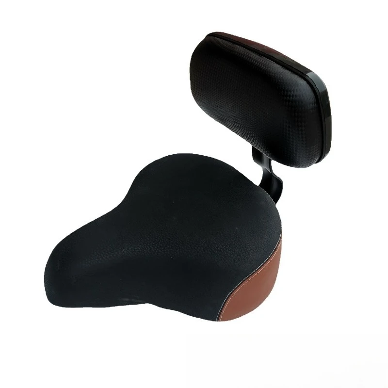 Mountain bike bike big butt seat, comfortable electric car with backrest saddle seat cushion, cycling accessories