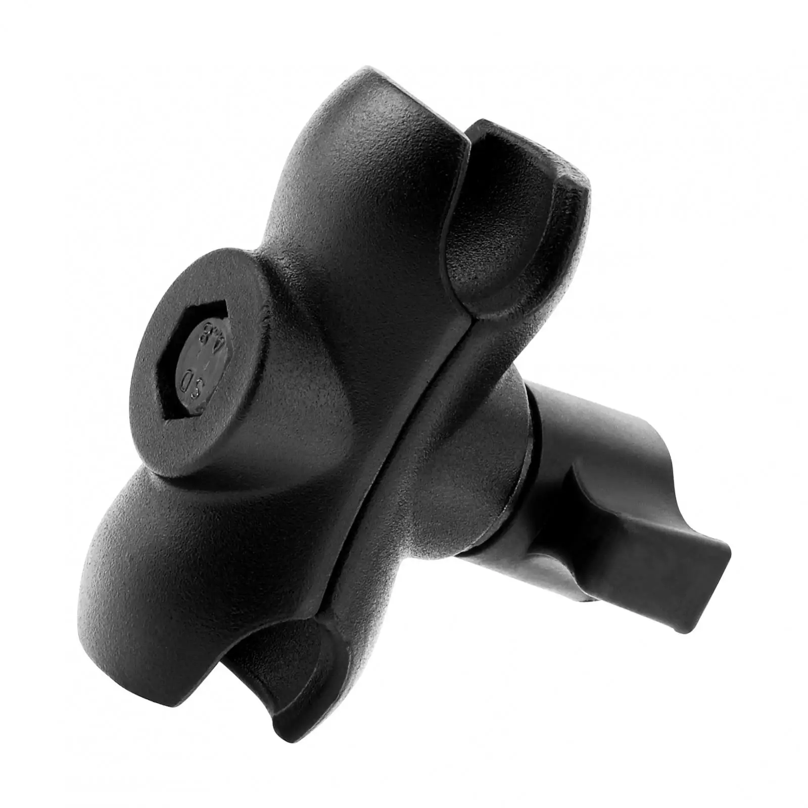 Brazo de doble toma corto compuesto de alta resistencia, apto para RAM, tamaño B, Bola de 1 pulgada, brazo de extensión de junta de bola de 60mm