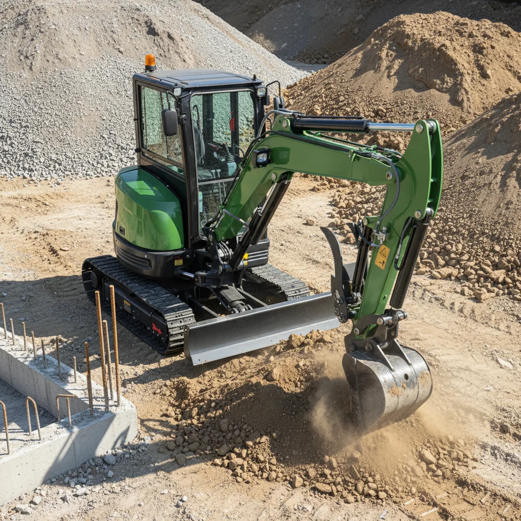 

Mini Crawler Excavator Micro Digger 1.2 Ton Small Machine for Home Farm Garden Construction Projects