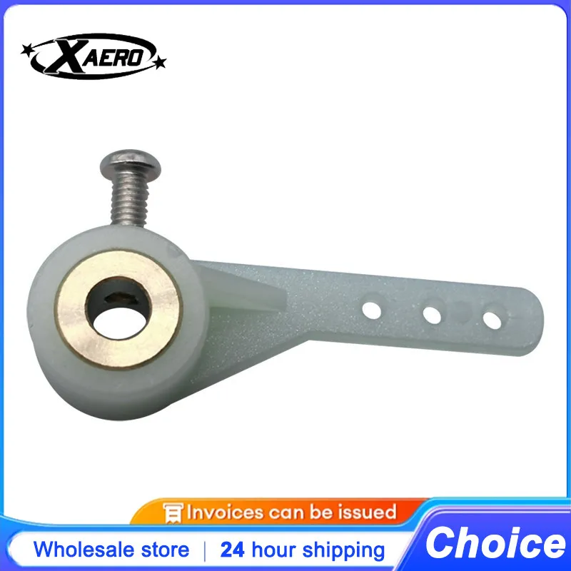 

Xaero 5PCS RC Airplane Steering Control Arms 1/2 Single Arm 3-Hole with Screws Foam Model Replacement Parts for Electric Plane